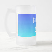 Funny Quote Party on Jouw naam blended Blue Matglas Bierpul (Links)