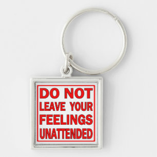 Funny Quote Premium Square Sleutelhanger