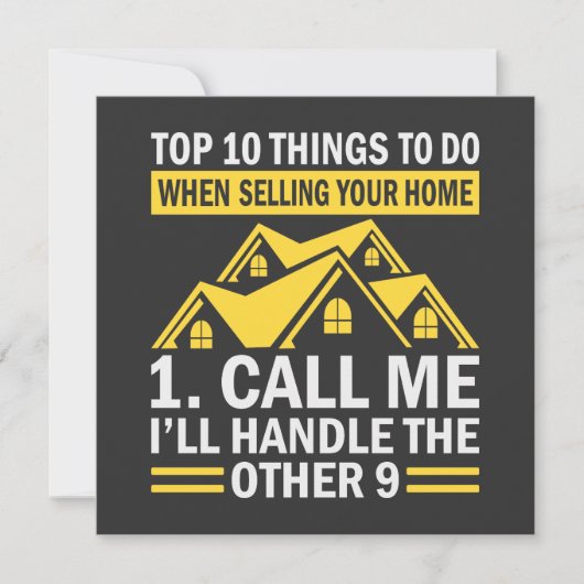 Funny Quote Real Estate Agent (Voorkant)