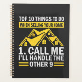 Funny Quote Real Estate Agent Planner (Voorkant)
