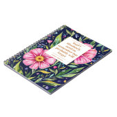 Funny Quote Remember To Do Floral Personalized Notitieboek (Linkerzijde)