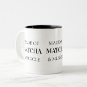 Funny Quote Simple Black Typography Pilates Mug (Devant gauche)