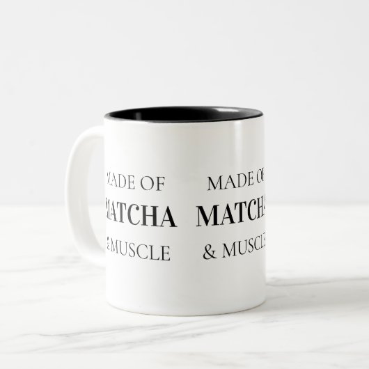 Funny Quote Simple Black Typography Pilates Mug (Devant gauche)
