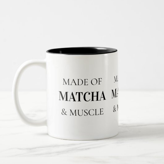 Funny Quote Simple Black Typography Pilates Mug (Gauche)