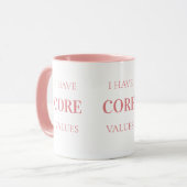Funny Quote Simple Typography Pink Pilates Mug (Devant gauche)