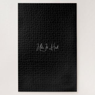 Funny Quote Solid Color Background Puzzle Legpuzzel