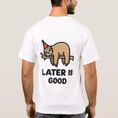Funny Quote T-Shirt with Minimal Icon (Dos)