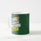 Funny Quote Typografie Koffiemok (Voorkant links)