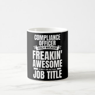 Funny Quote van Freakin' Geweldige compliance offi Koffiemok