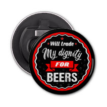 Funny quote zal de waardigheid van bier in rood ve