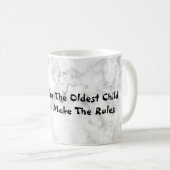 Funny Quotes Coffee Mok Oudste Kinderbekertje (Voorkant rechts)