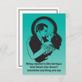 Funny Quotes Marriage & Commitment Kaart (Voorkant / Achterkant)