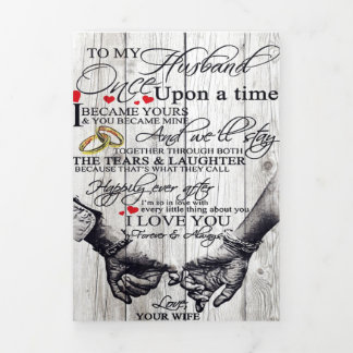 Funny Quotes To My Husband | Gift For Husband | Drieluik Aankondiging