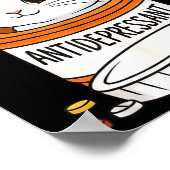 Funny Rabbit Bunny Anti Depressant Zoo Boys Girls Poster (Hoek)