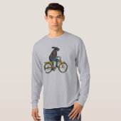Funny Rabbit Vélo vélo Sport T-shirt (Devant entier)
