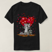 Funny Raccoon Animal Lover Raccoon Valentine's Day T-shirt (Design voorkant)