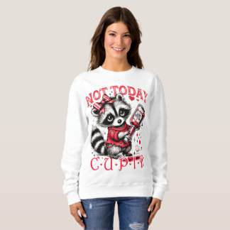 Funny Raccoon Saint-Valentin Sweatshirt