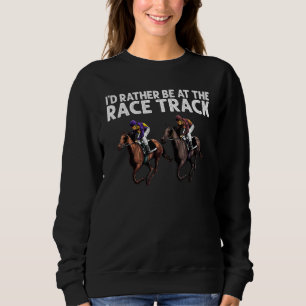 Funny Race Track Horse Racing Gift Mannen Women Co Trui