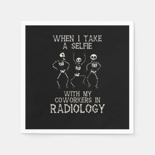 Funny Rad Tech Gifts Selfie in Radiology Radio Tec Servet