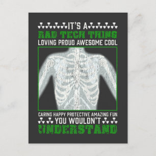 Funny Rad Tech Joke X-ray Radiologic Humor Briefkaart
