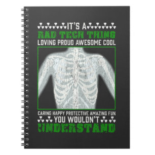 Funny Rad Tech Joke X-ray Radiologic Humor Notitieboek