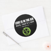 Funny Radiology Nope Thats C Diff Ronde Sticker (Envelop)