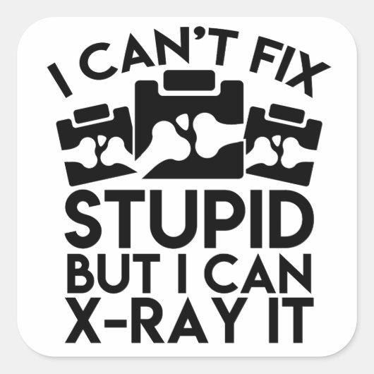 Funny Radiology Sticker (Voorkant)