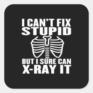Funny Radiology Xray Vierkante Sticker