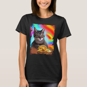 Funny Rainbow Cat Taco Kat Internet Meme T-shirt