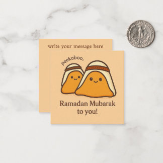 Funny Ramadan Mubarak To You Notitiekaartje