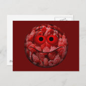 Funny Raspberry Emoticon Briefkaart (Voorkant / Achterkant)