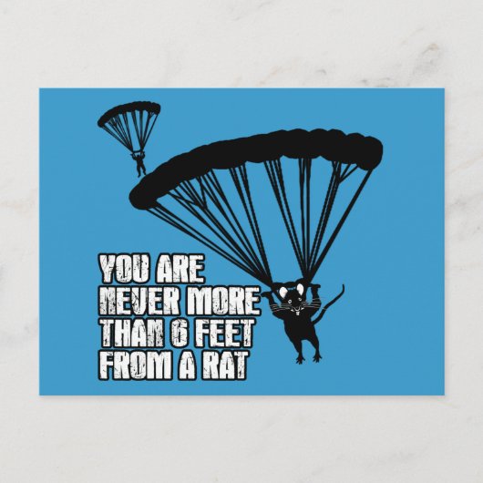 Funny rat briefkaart (Voorkant)