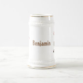 Funny rat met camera-cartoon illustratie bierpul (Center)