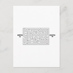 Funny Rat Race Maze Briefkaart