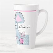 Funny rat, rat, Kerstmis Latte Mok (Rechts)