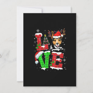 Funny Rat Terrier Dog Tree kerstlampjes P Kaart