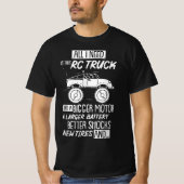 Funny RC Racing RC Truck Radio Controlled RC Car S T-shirt (Voorkant)
