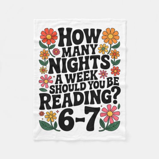 Funny Reading 6 7 Six Seven Meme Englieacher Book  Fleece Deken (Voorkant)