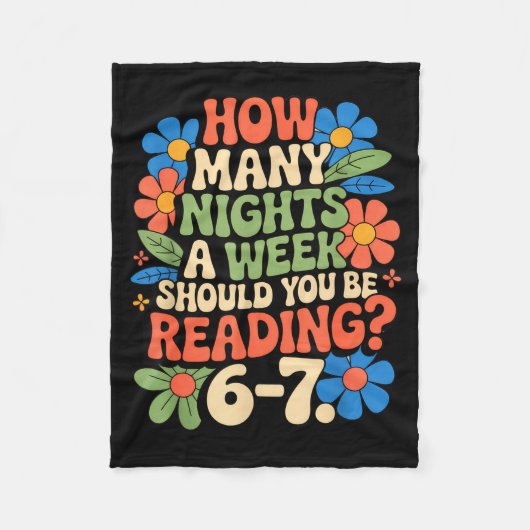 Funny Reading Book Teacher 67 Six Seven Meme  Fleece Deken (Voorkant)