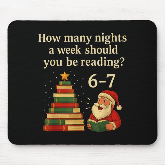 Funny Reading Christmas Tree Book– Reading 6 7 Mem Muismat (Voorkant)