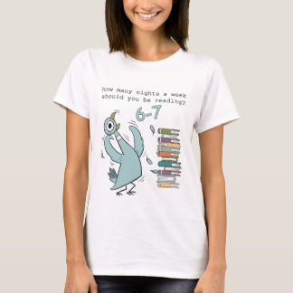 Funny Reading Meme – 6–7 Nights a Week – Cute Book T-shirt