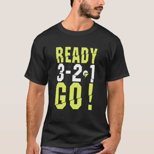 Funny Ready Go start run op Runner Running Co T-shirt (Voorkant)
