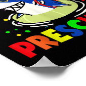 Funny Ready To Attack Preschool Teacher Kids Back  Poster (Hoek)