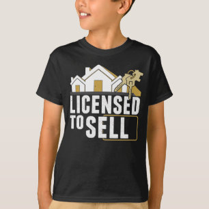 Funny Real Estate Agent Humor Property Broker T-shirt