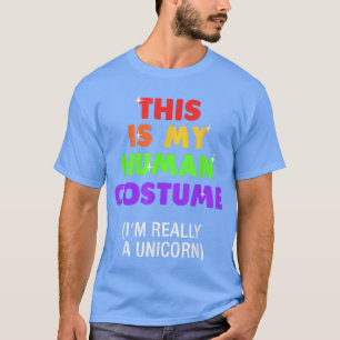 Funny Really A Unicorn Halloween Costume 2815 T-shirt