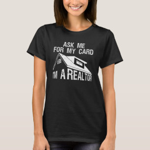 Funny Realtor Art Mannen Vrouwen Real Estate Agent T-shirt