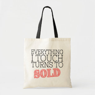 Funny Realtor Gift Real Estate Agent Broker Home Tote Bag