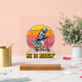Funny Reaper Scooter Vintage Sunset Conception de (Mariage)