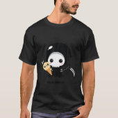 Funny Reaper Scythe met Ice Cream Dessert Lover T-shirt (Voorkant)