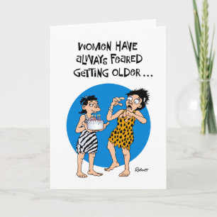 Funny Reassurance Birthday Card voor een vrouw Kaart